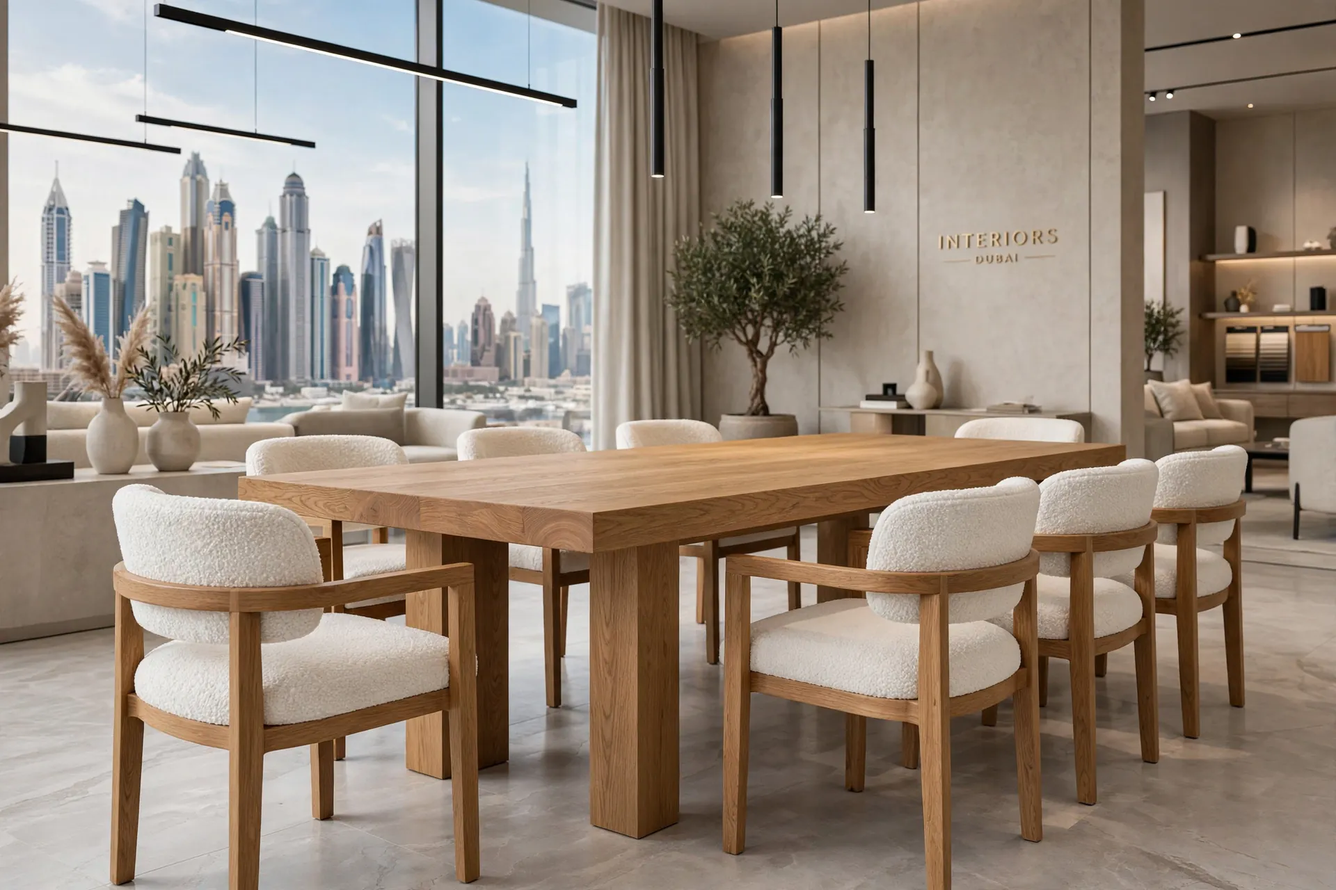 REALISTIC LEGS Beige Travertine Straight Oak Legs Thick Simple