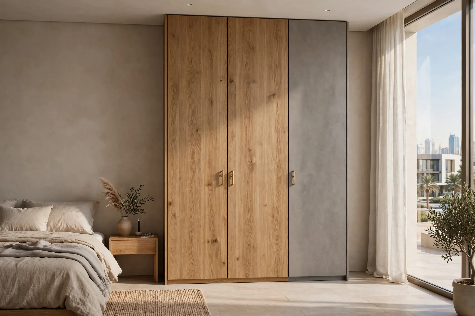 Modern UAE Bedroom Wardrobe