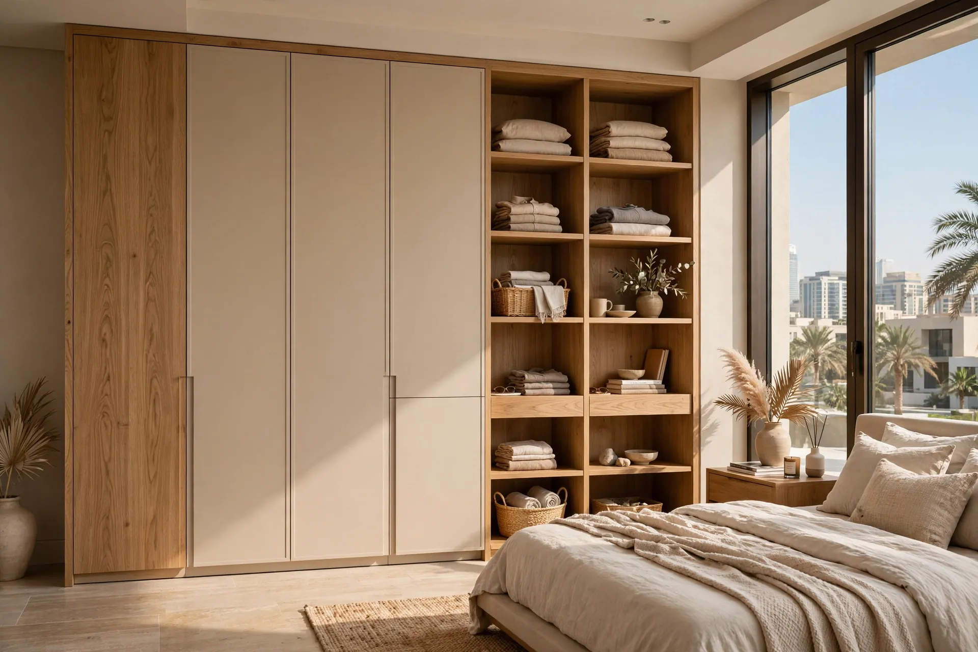 Oak & Greige Wardrobe